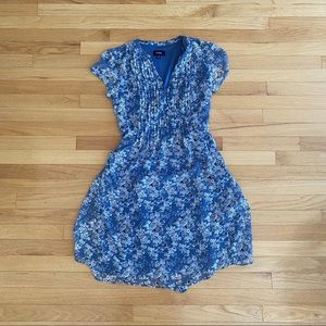 MSK Blue Floral Dress